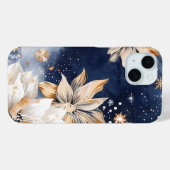 Midnight Floral Elegance Telefoon Case (Achterkant (horizontaal))