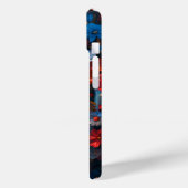 Midnight Floral Peace Symbool Telefoonhoes Case-Mate iPhone Case (Achterkant / Links)