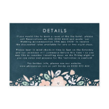  Midnight Floral Wedding Direction