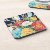 Midnight Florals I Bier Onderzetter (Linkerzijde)