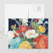 Midnight Florals I Briefkaart (Voorkant / Achterkant)