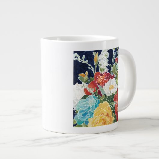 Midnight Florals I Grote Koffiekop (Voorkant rechts)