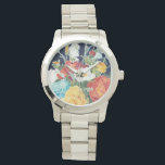 Midnight Florals I Horloge<br><div class="desc">Floral</div>