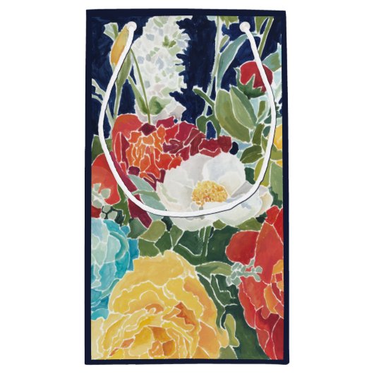 Midnight Florals I Klein Cadeauzakje (Achterkant)