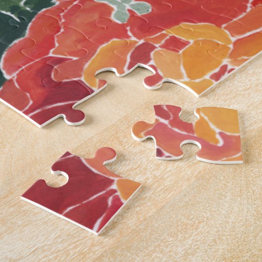 Midnight Florals I Legpuzzel (Zijkant)