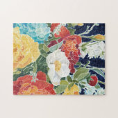 Midnight Florals I Legpuzzel (Horizontaal)