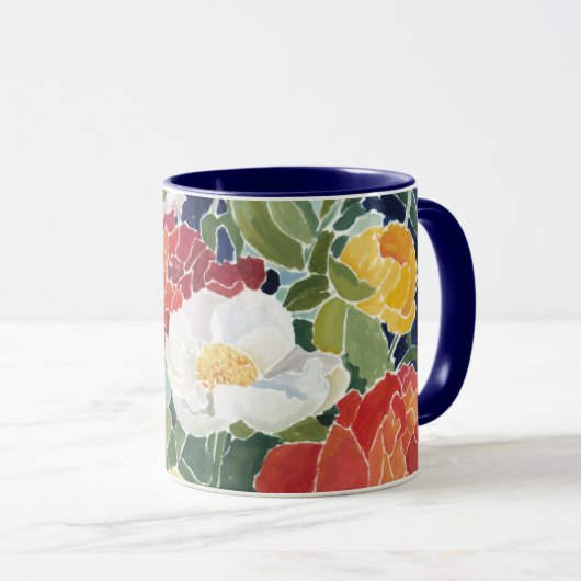 Midnight Florals I Mok (Voorkant rechts)