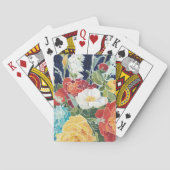 Midnight Florals I Pokerkaarten (Achterkant)