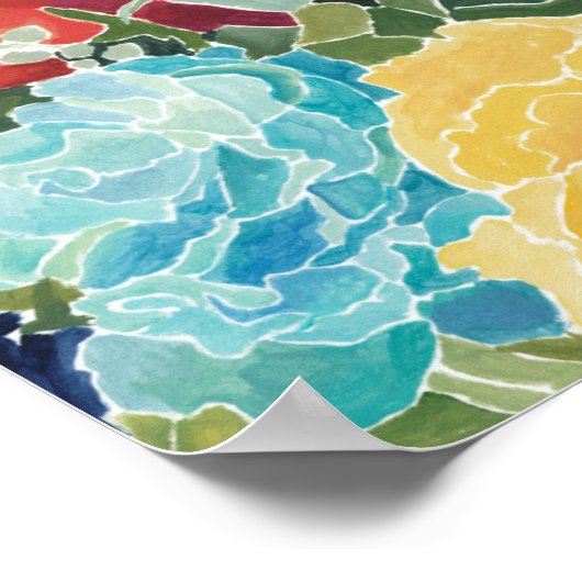 Midnight Florals I Poster (Hoek)