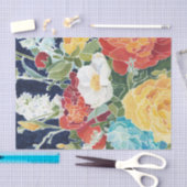 Midnight Florals I Tissuepapier (Craft)
