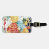 Midnight Florals II Bagagelabel (Voorkant horizontaal)