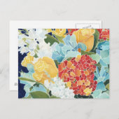 Midnight Florals II Briefkaart (Voorkant / Achterkant)