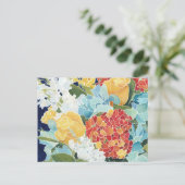 Midnight Florals II Briefkaart (Staand voorkant)