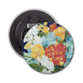 Midnight Florals II Button Flesopener (Voorkant)
