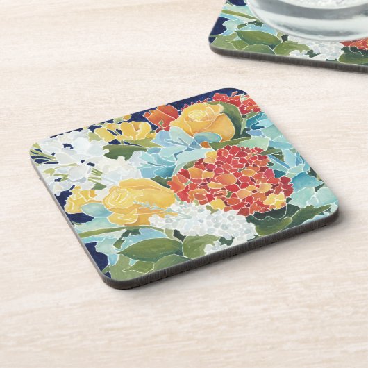 Midnight Florals II Drankjes Onderzetter (Linkerzijde)