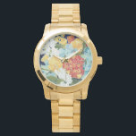 Midnight Florals II Horloge<br><div class="desc">Floral</div>
