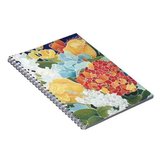 Midnight Florals II Notitieboek (Rechterzijde)