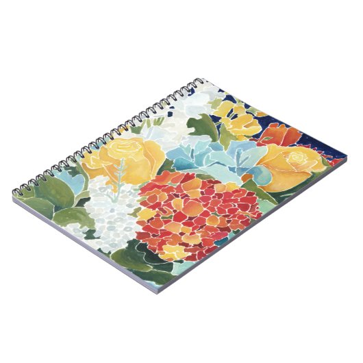 Midnight Florals II Notitieboek (Linkerzijde)