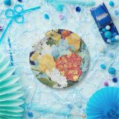 Midnight Florals II Papieren Bordje (Feest)