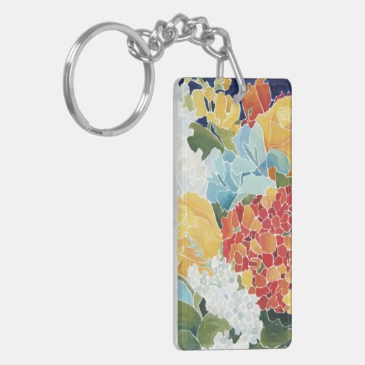 Midnight Florals II Sleutelhanger (Voorkant Links)