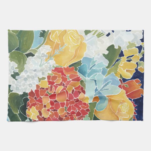 Midnight Florals II Theedoek (Horizontaal)