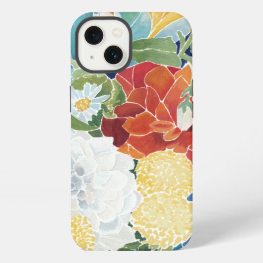 Midnight Florals III iPhone Hoesje (Achterkant)
