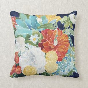Midnight Florals III Kussen