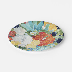Midnight Florals III Papieren Bordje