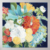 Midnight Florals III Poster (Voorkant)