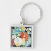 Midnight Florals III Sleutelhanger (Voorkant)