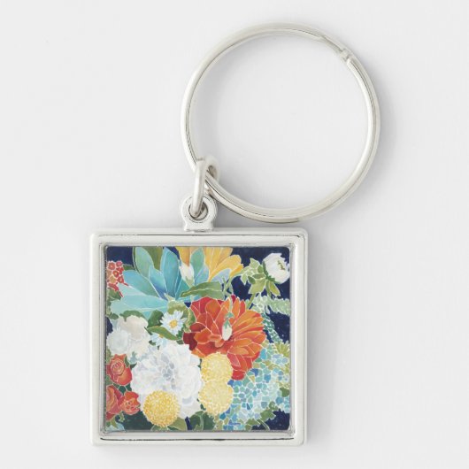 Midnight Florals III Sleutelhanger (Voorkant)