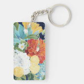 Midnight Florals III Sleutelhanger (achterkant)