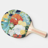 Midnight Florals III Tafeltennisbatje (Zijkant)