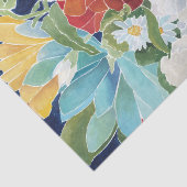 Midnight Florals III Tissuepapier (Detail)