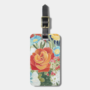 Midnight Florals IV Bagagelabel
