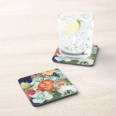 Midnight Florals IV Bier Onderzetter (Rechterzijde)