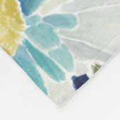 Midnight Florals IV Fleece Deken (Hoek)