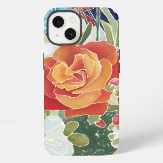 Midnight Florals IV iPhone Hoesje (Achterkant)