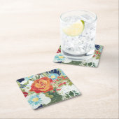 Midnight Florals IV Kartonnen Onderzetters (Insitu)