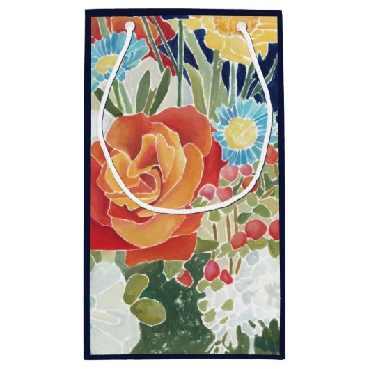 Midnight Florals IV Klein Cadeauzakje (Achterkant)