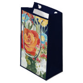 Midnight Florals IV Klein Cadeauzakje (Voorkant Gekanteld)