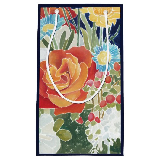 Midnight Florals IV Klein Cadeauzakje (Voorkant)