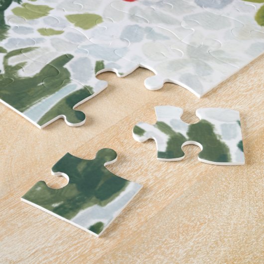 Midnight Florals IV Legpuzzel (Zijkant)