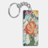 Midnight Florals IV Sleutelhanger (Voorkant Links)