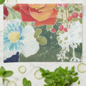 Midnight Florals IV Theedoek (Gevouwen)