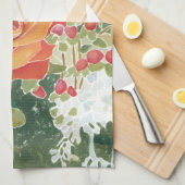 Midnight Florals IV Theedoek (Quarter Fold)