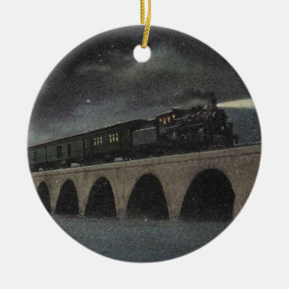 Midnight Florida locomotief Keramisch Ornament