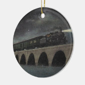 Midnight Florida locomotief Keramisch Ornament (Links)