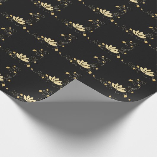 Midnight Flower Cadeaupapier (Hoek)