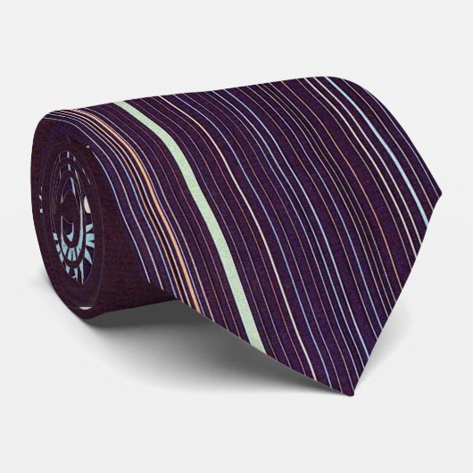 Midnight Flower Stropdas (Opgerold)